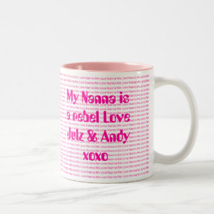 Tasse 2 Couleurs Nous aimons Nanna