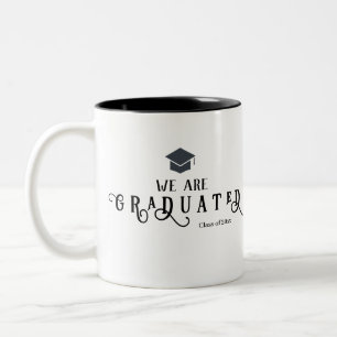 Tasse 2 Couleurs Nous Sommes Diplômés Calligraphie