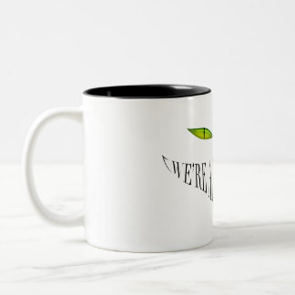 Tasse 2 Couleurs Nous sommes tous fous ici