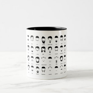 Tasse 2 Couleurs Nouveau diagramme de barbe