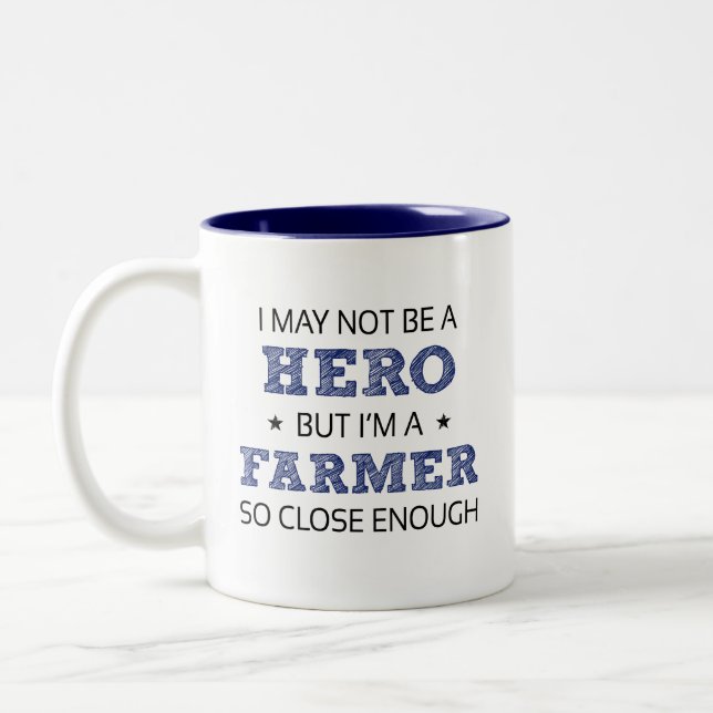 Tasse 2 Couleurs Nouveauté agricole (Gauche)