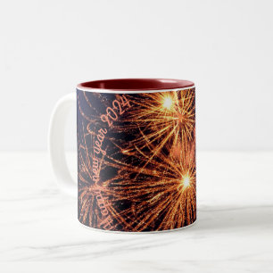 Tasse 2 Couleurs Nouvelle année couleur rose