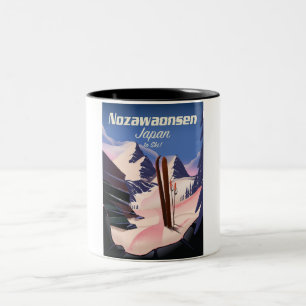 Tasse 2 Couleurs Nozawaonsen Japon pour skier