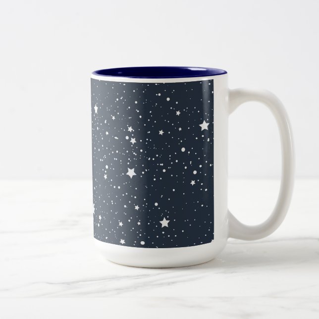 Tasse 2 Couleurs Nuit sous les étoiles (Droit)