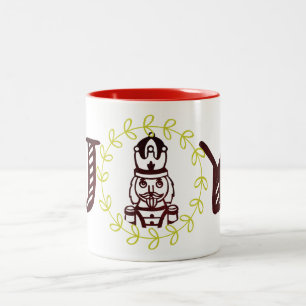 Tasse 2 Couleurs Nutcracker Holiday Joyeux Noël