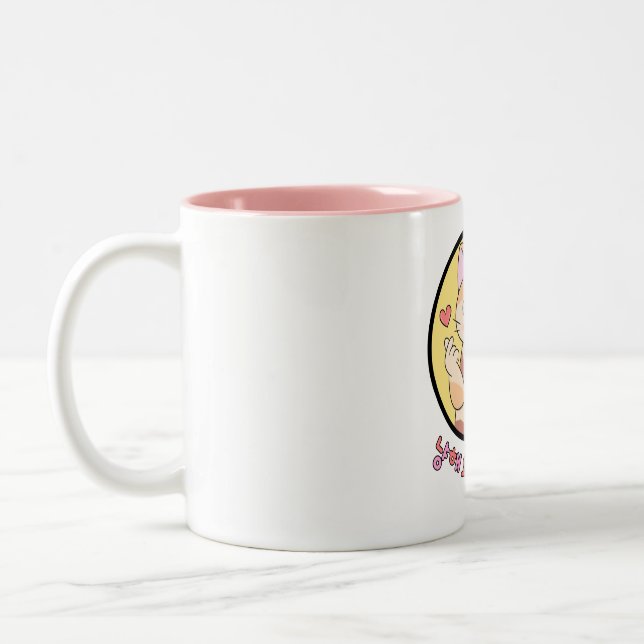 Tasse 2 Couleurs Nyanghaeyo Love | (Gauche)