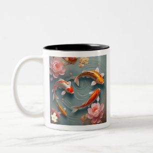 Tasse 2 Couleurs "Oasis du jardin japonais"
