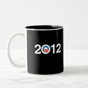 TASSE 2 COULEURS OBAMA 2012
