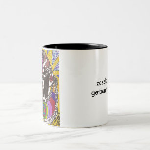 Tasse 2 Couleurs OBTENEZ COUDÉ ! - Tête de diamant