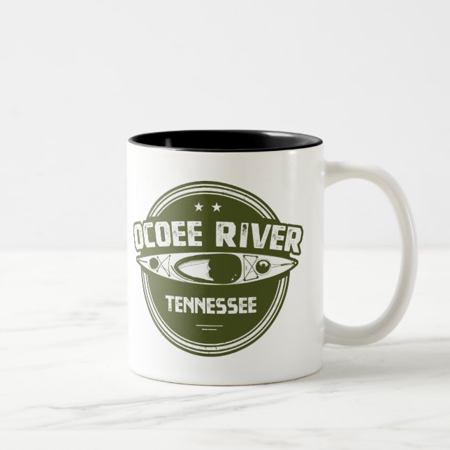 Tasse 2 Couleurs Ocoee River, Tennessee (Droit)