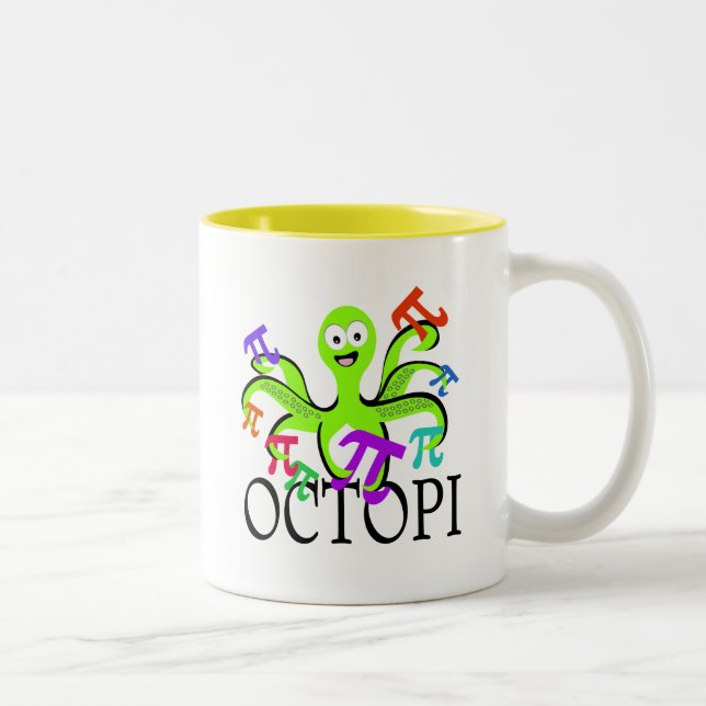 Tasse 2 Couleurs Octopi (Droit)