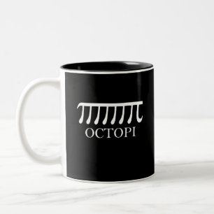 Tasse 2 Couleurs Octopi - Funny Pi Octopus Math