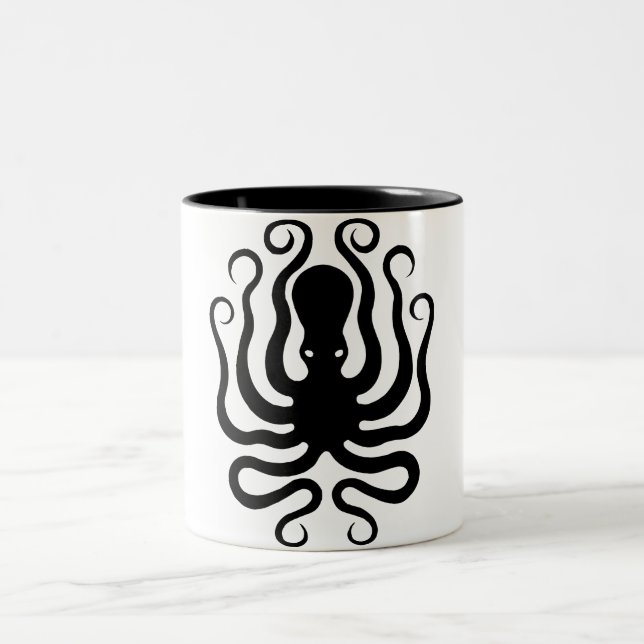 Tasse 2 Couleurs Octopus, relief grec (Centre)