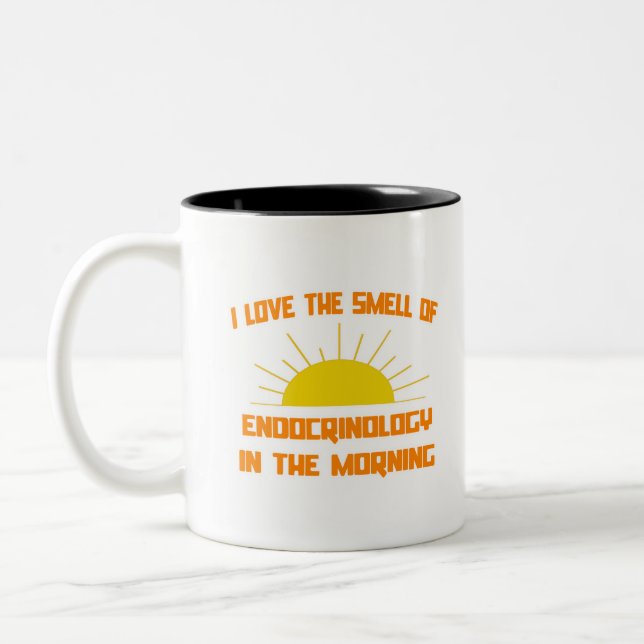 Tasse 2 Couleurs Odeur d'endocrinologie le matin (Gauche)