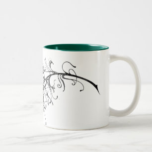 Tasse 2 Couleurs Oeil du paon
