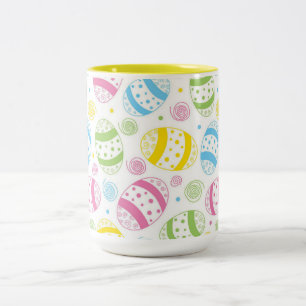 Tasse 2 Couleurs Oeufs de Pâques