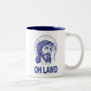 Tasse 2 Couleurs Oh Lawd Drôle Jésus