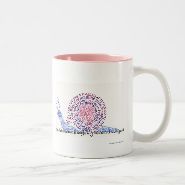 Tasse 2 Couleurs Oh ! L'escargot ! (Droit)