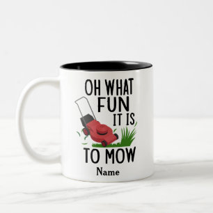 Tasse 2 Couleurs Oh, quel plaisir de tondre, papa Lawn Mower