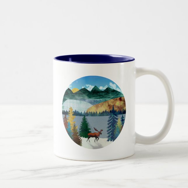 Tasse 2 Couleurs Oie du soleil (Droit)