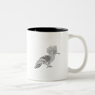 Tasse 2 Couleurs Oiseau de style
