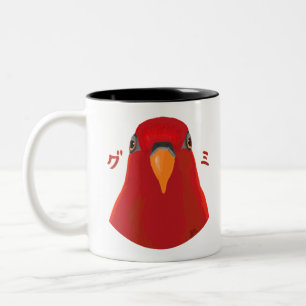 Tasse 2 Couleurs Oiseau rouge "GUMI"