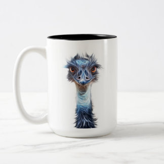 Tasse 2 Couleurs Oiseaux d'Emu