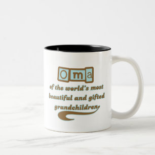 Tasse 2 Couleurs Oma des petits-enfants doués