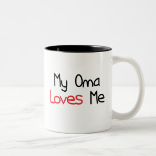 Tasse 2 Couleurs Oma m'aime