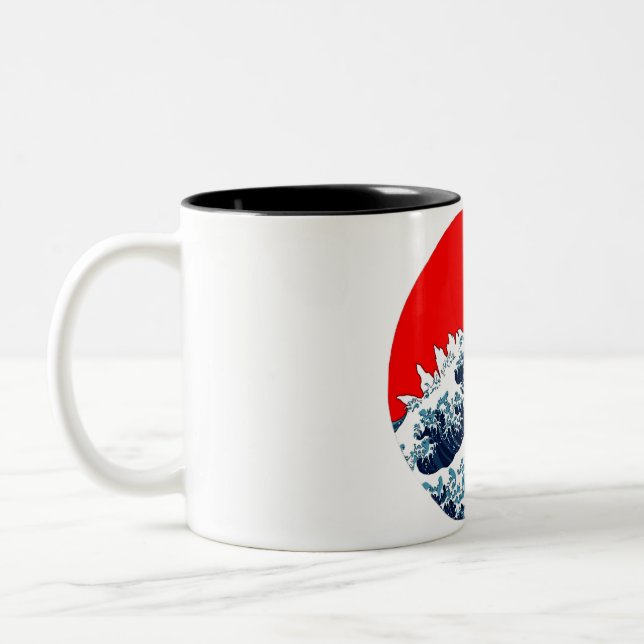 Tasse 2 Couleurs Onde de Godzila (Gauche)
