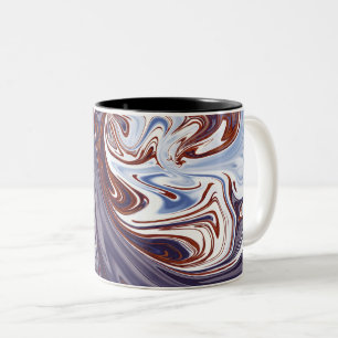 Tasse 2 Couleurs Ondes Monster Meilleure peinture abstraite