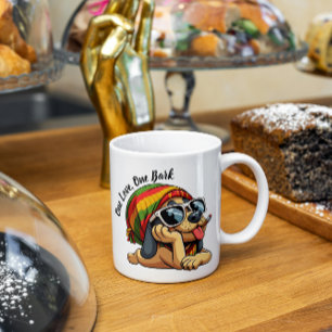 Tasse 2 Couleurs One Love One Bark Funny Chien