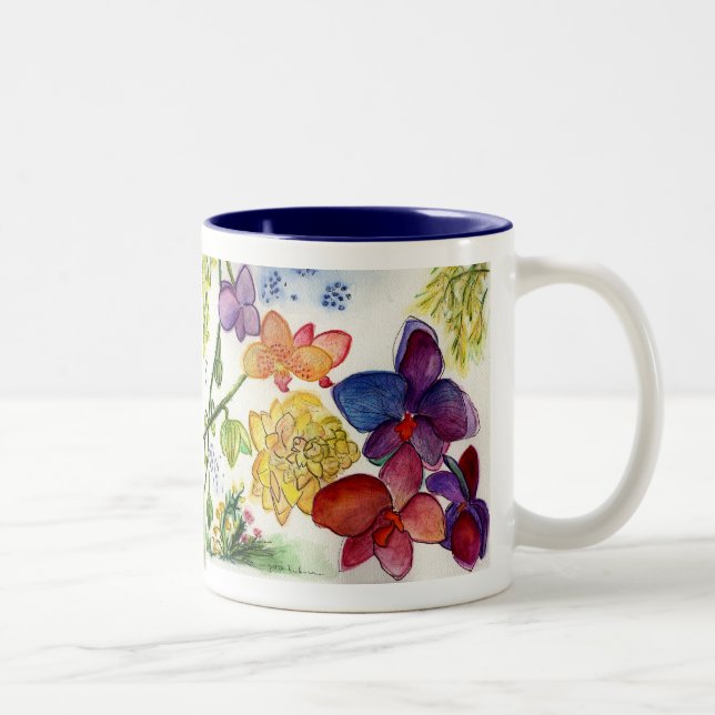 Tasse 2 Couleurs Orchidées 39 et diptyque 40 (Droit)