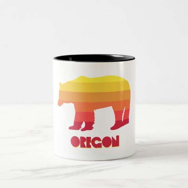 Tasse 2 Couleurs Oregon Bear (Centre)