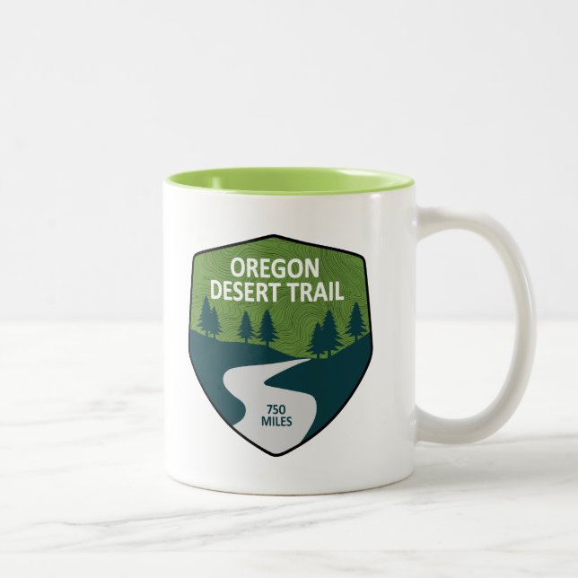Tasse 2 Couleurs Oregon Desert Trail (Droit)