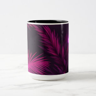 Tasse 2 Couleurs Oreiller jeté Feuilles Tropicales aux couleurs de