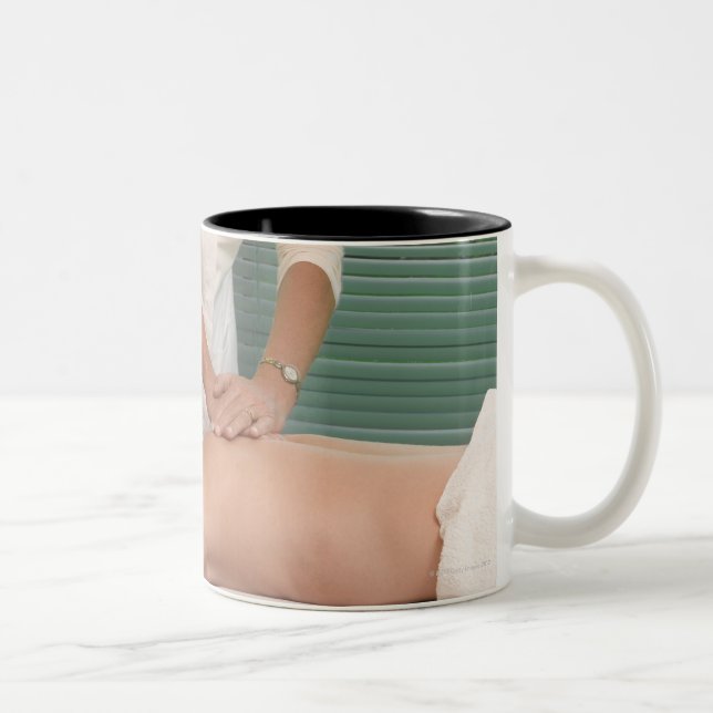 Tasse 2 Couleurs Ostéopathe/chiroprakteur manoeuvrant de retour (Droit)