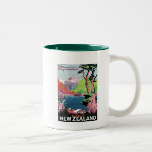 Tasse 2 Couleurs Otago vintage Nouvelle Zélande