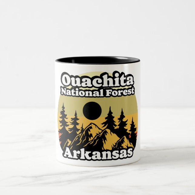 Tasse 2 Couleurs Ouachita Forêt Nationale Arkansas (Centre)