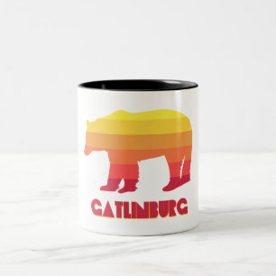Tasse 2 Couleurs Ours arc-en-ciel Gatlinburg Tennessee