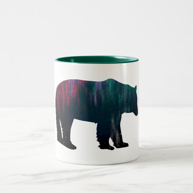 Tasse 2 Couleurs Ours auriculaire nord (Centre)