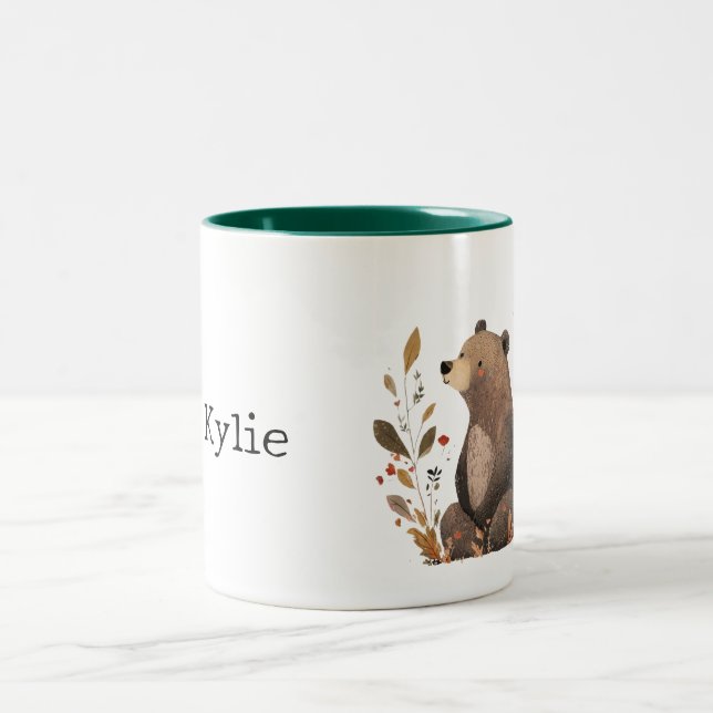 Tasse 2 Couleurs Ours Brown (Centre)