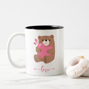 Tasse 2 Couleurs Ours d'amour