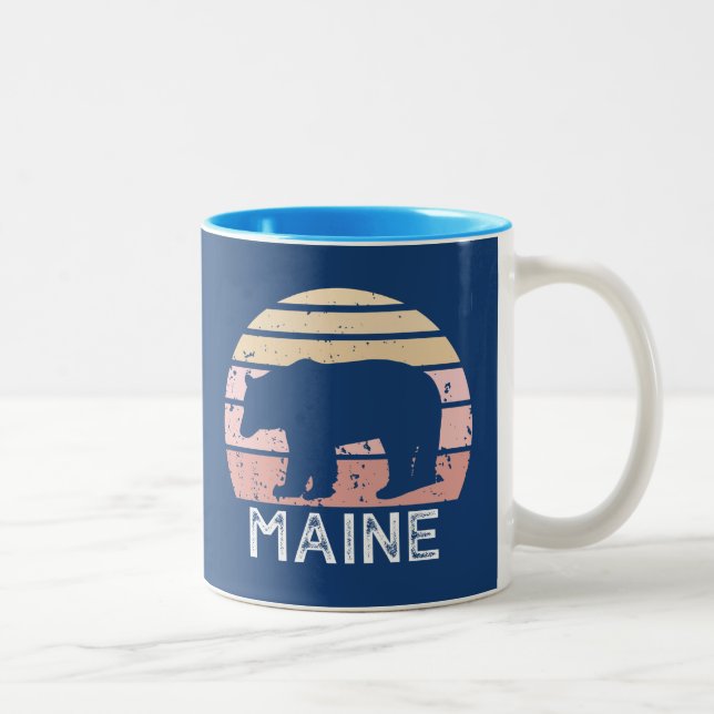 Tasse 2 Couleurs Ours du Maine (Droit)