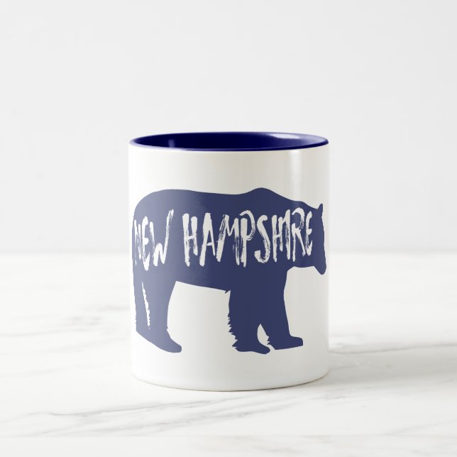 Tasse 2 Couleurs Ours du New Hampshire (Centre)