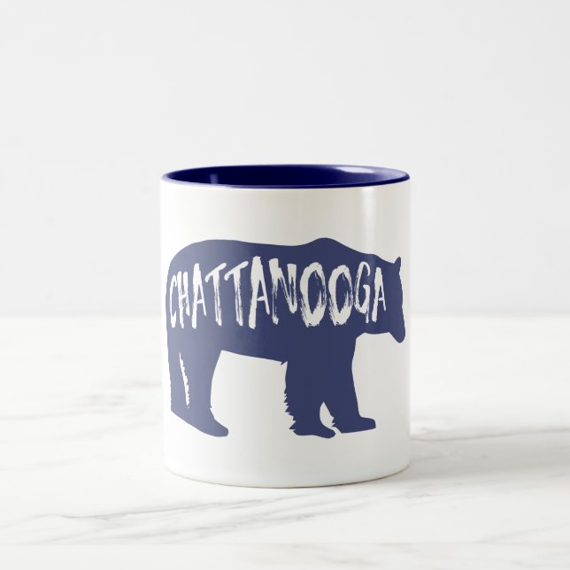 Tasse 2 Couleurs Ours du Tennessee Chattanooga (Centre)