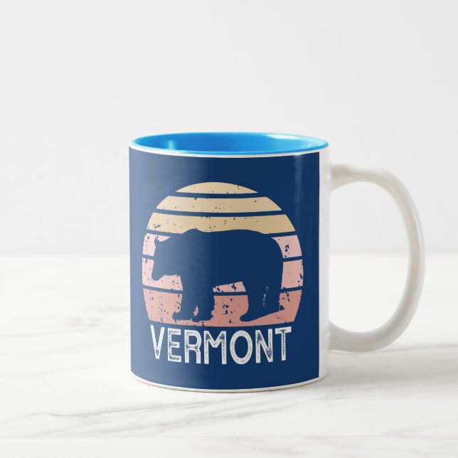 Tasse 2 Couleurs Ours du Vermont (Droit)