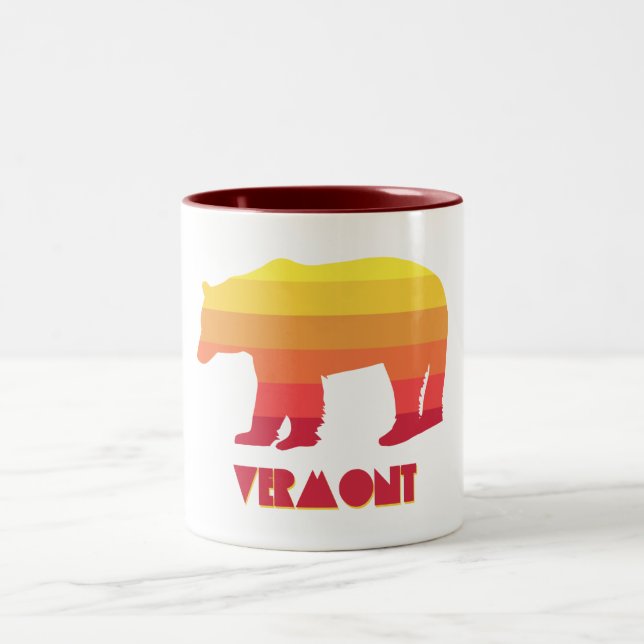 Tasse 2 Couleurs Ours du Vermont (Centre)