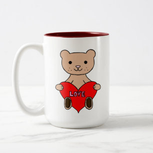 Tasse 2 Couleurs Ours mignon