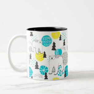 Tasse 2 Couleurs Ours polaire
